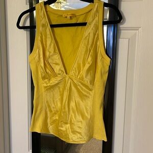 CATHRINE MALANDRINO SILK V NECK TANK ~ Medium